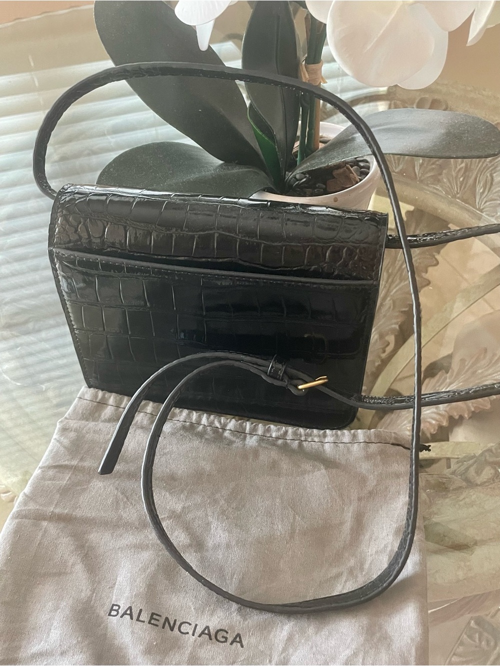 Croc embossed bag - Picture 3 of 3